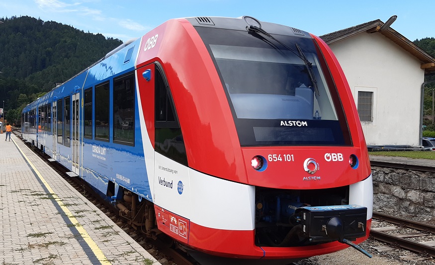 Alstom hydrogen passenger train starts regular service in Austria