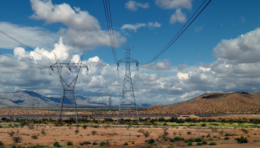Cheap hydrogen production - power poles and lines in Arizona