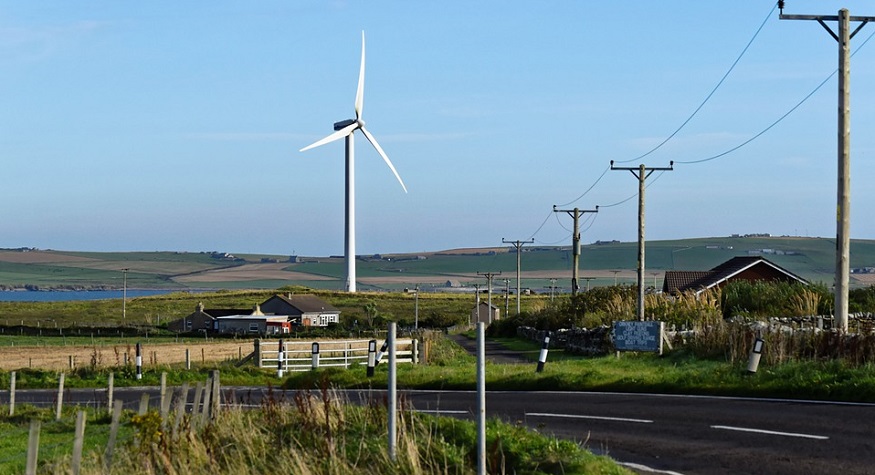 Renewable Energy - Wind Turbine in Scotland
