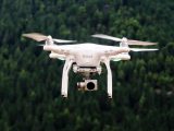 Commercial hydrogen fuel cell drone - Drone in flight