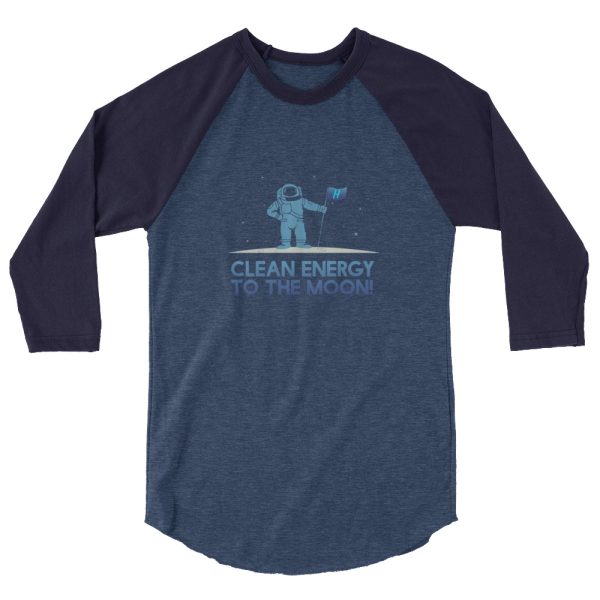 Astronaut Clean Energy 3/4 sleeve raglan shirt 3