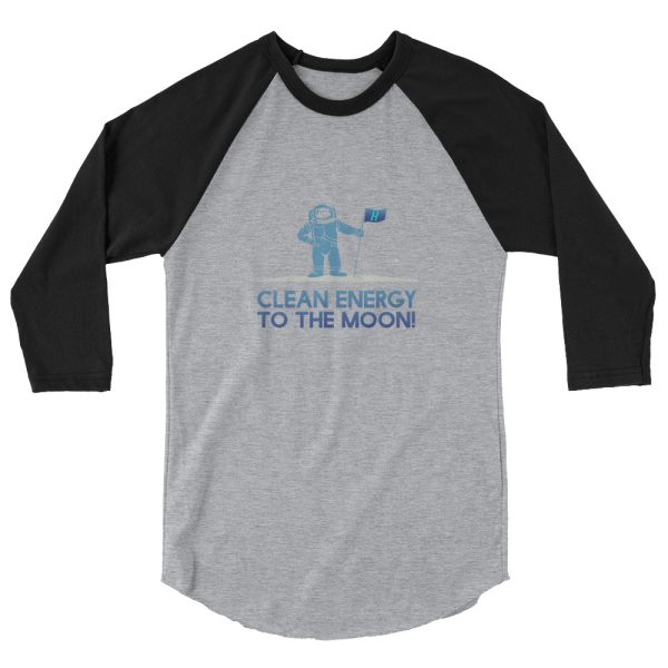 Astronaut Clean Energy 3/4 sleeve raglan shirt 6