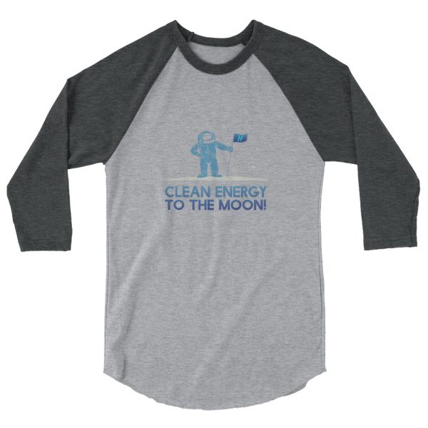 Astronaut Clean Energy 3/4 sleeve raglan shirt 8