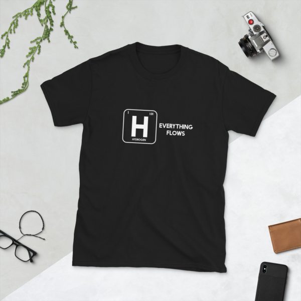 Hydrogen Everything Flows Short-Sleeve Unisex T-Shirt 1