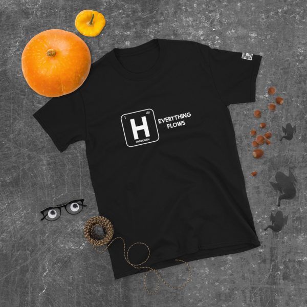 Hydrogen Everything Flows Short-Sleeve Unisex T-Shirt 36