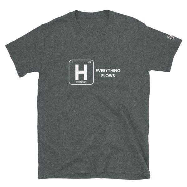 Hydrogen Everything Flows Short-Sleeve Unisex T-Shirt 12