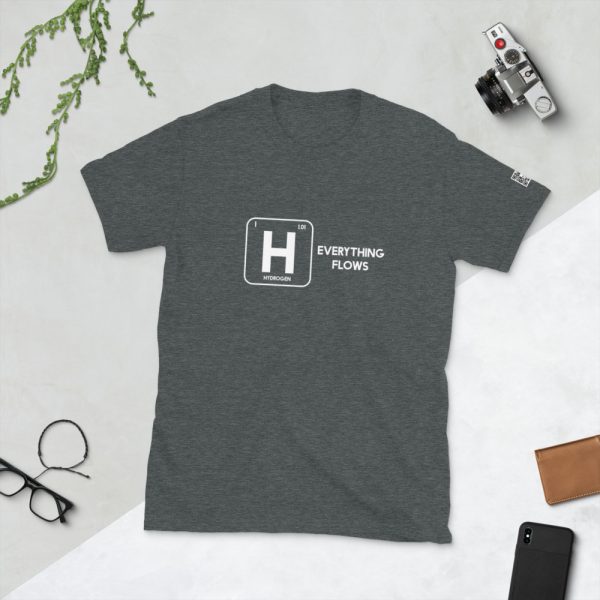 Hydrogen Everything Flows Short-Sleeve Unisex T-Shirt 13