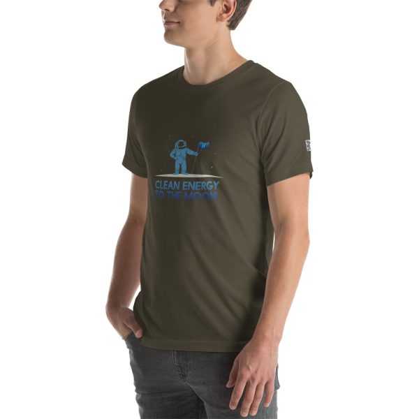 Clean Energy to the Moon Short Sleeve T-Shirt - Multiple Color Options 7