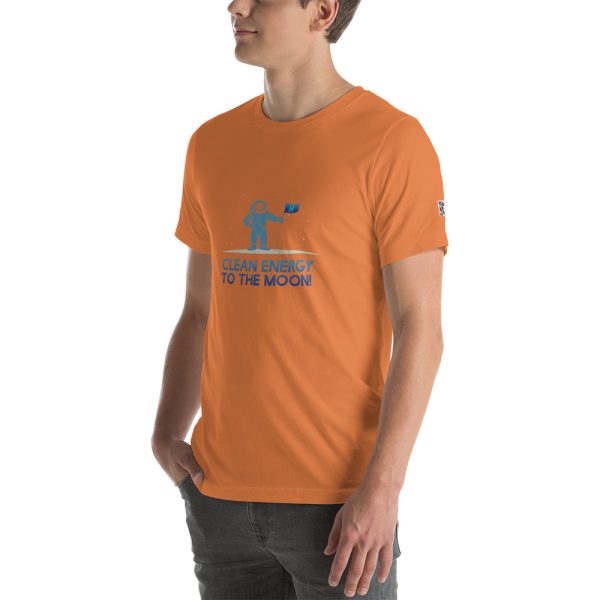 Clean Energy to the Moon Short Sleeve T-Shirt - Multiple Color Options 48
