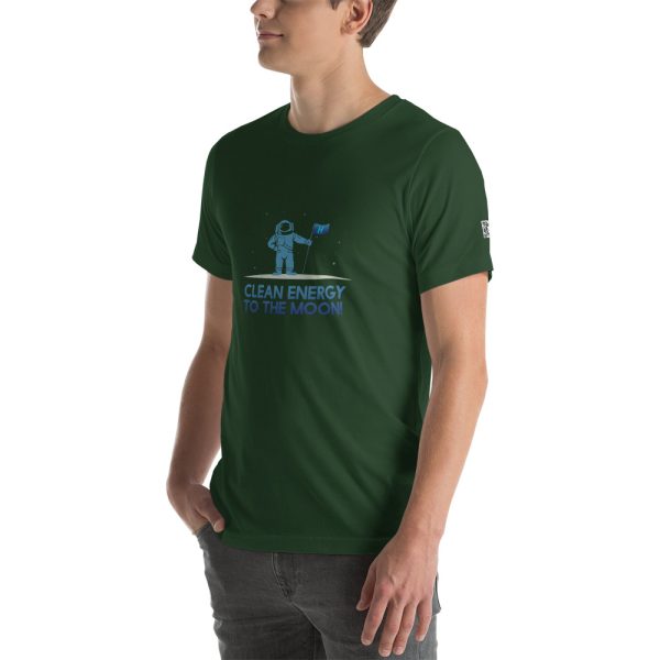 Clean Energy to the Moon Short Sleeve T-Shirt - Multiple Color Options 3