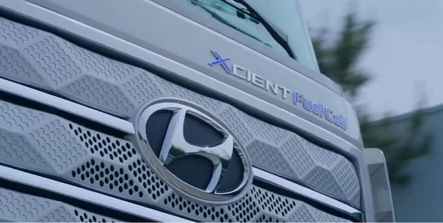 Hyundai Xcient truck matches GMC Hummer EV battery capacity