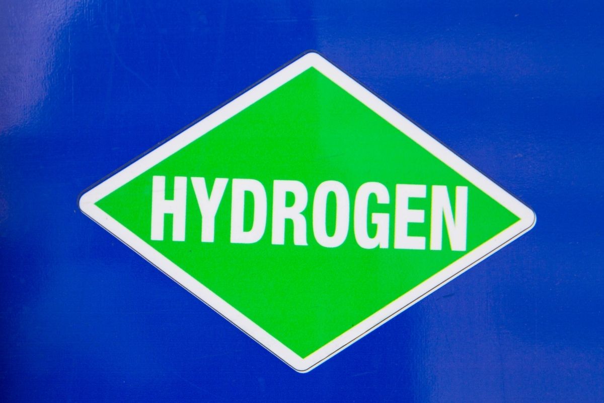Green hydrogen - hydrogen sign