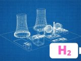 Hydrogen batteries - Nuclear power plant blueprint with H2 battery