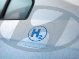 Hydrogen powered cars - H2 vehicle - Hyundai logo