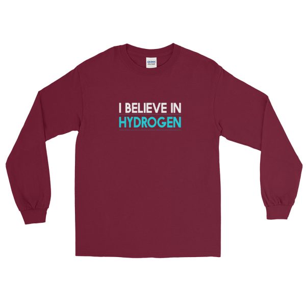 I Believe in Hydrogen Unisex Long Sleeve Shirt 7