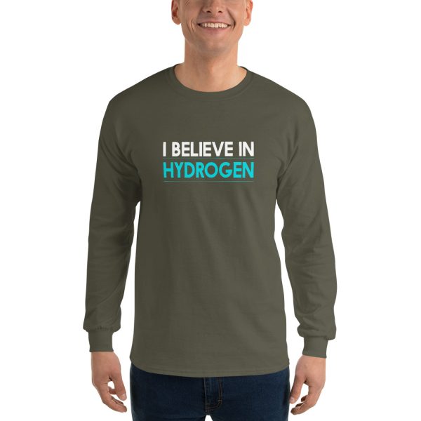 I Believe in Hydrogen Unisex Long Sleeve Shirt 2