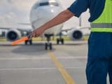 Electric airplane - Aircraft marshalling