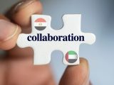 Green hydrogen - Collaboration - Egypt Flag - UAE Flag
