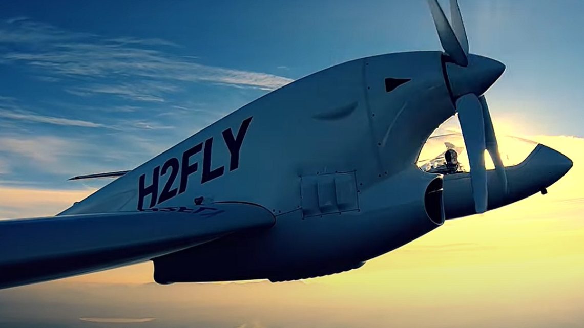 HY4 from H2FLY sets hydrogen plane altitude record