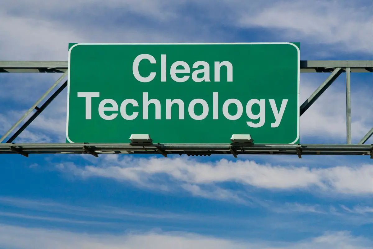 Hydrogen fuel cell - Clean Technology Road Sign