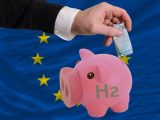 Green hydrogen projects - EU flag - Euro funding - H2