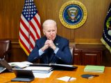 greenhouse gas emissions - President Biden at Camp David February 12 2022