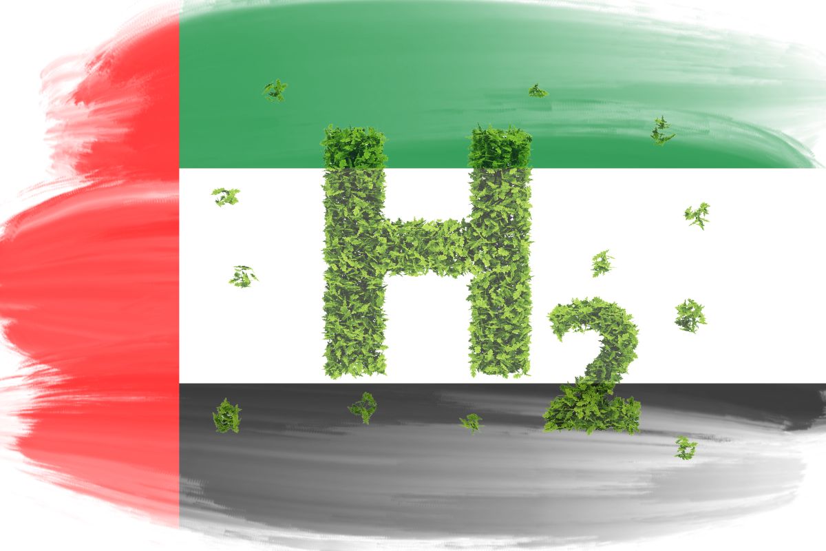 Green Hydrogen Summit - H2 UAE Flag