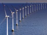 Green hydrogen - Wind turbines at sea
