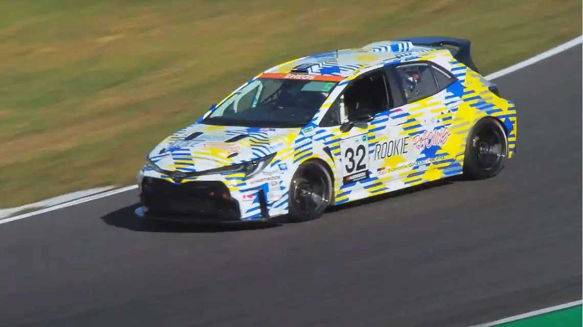 Corolla H2 Car Sits Out ENEOS Super Taikyu series race after testing fire