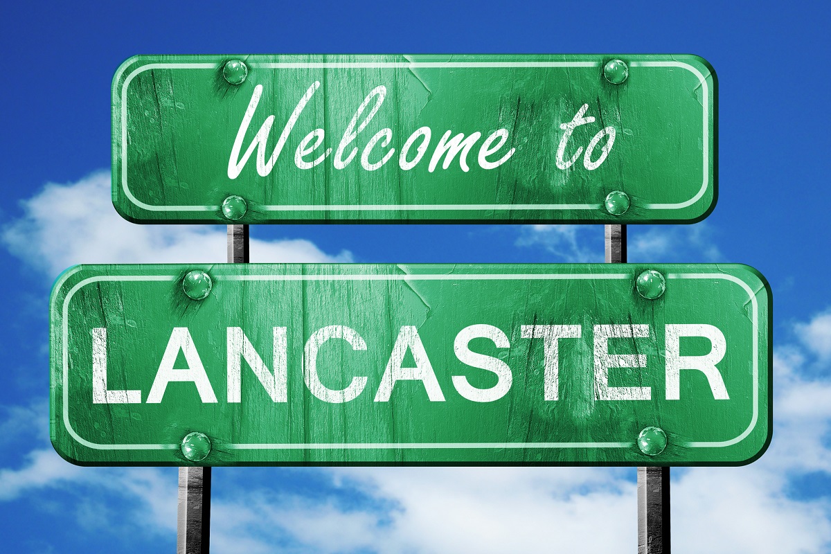 Solar hydrogen - Welcome Sign for City of Lancaster
