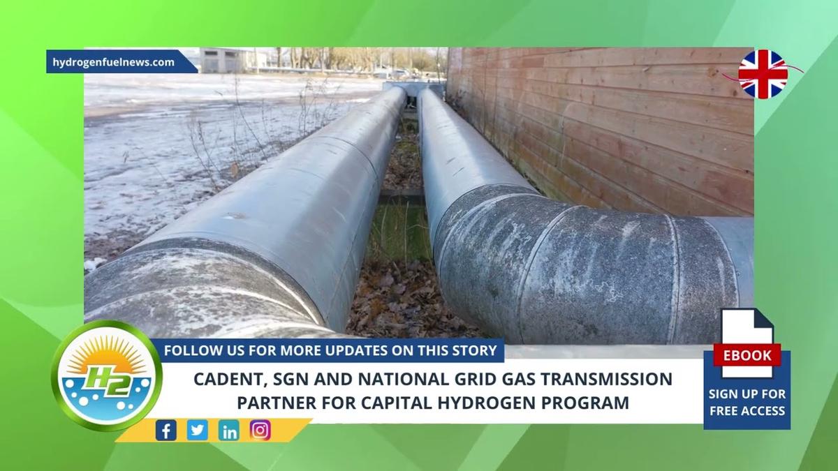 'Video thumbnail for Hydrogen news - Cadent, SGN and National Grid Gas Transmission partner Hydrogen program'