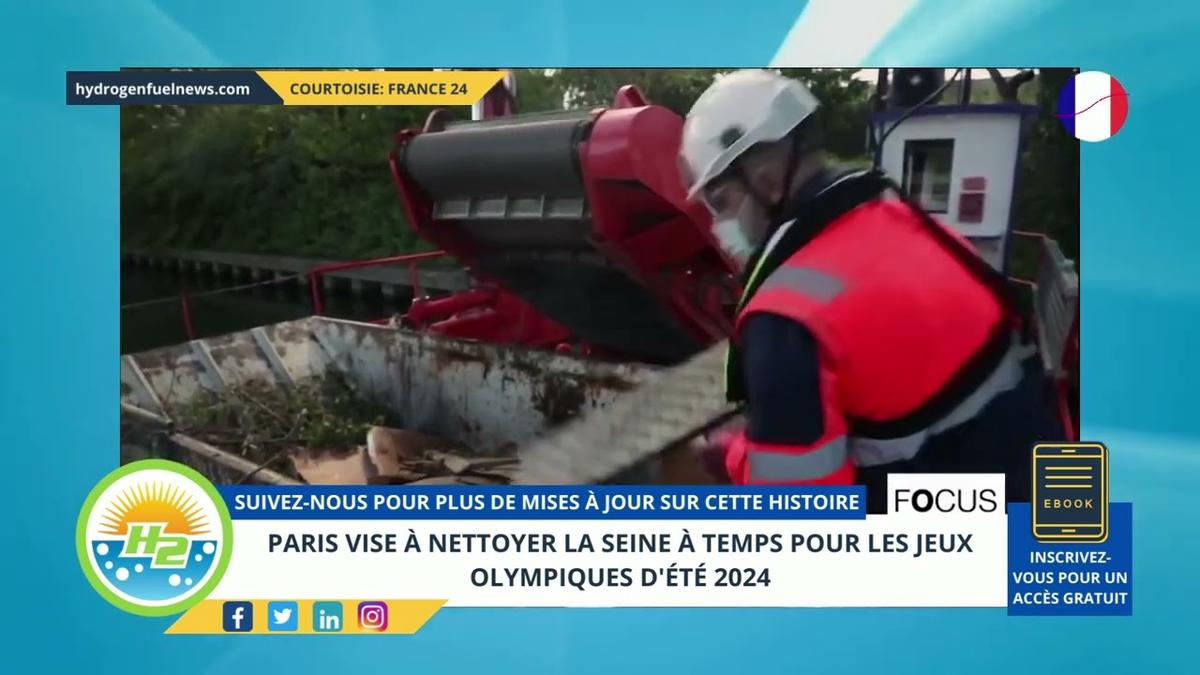 'Video thumbnail for [French] Paris aims to clean up the Seine in time for the 2024 Summer Olympic Games'