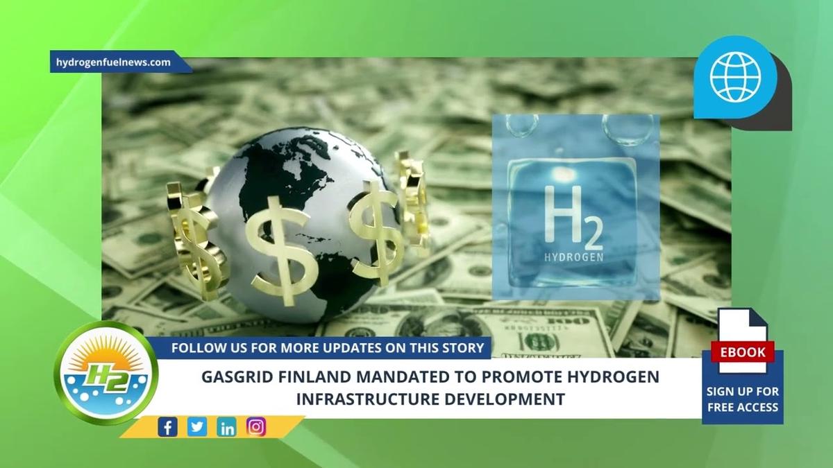 'Video thumbnail for Gasgrid Finland mandated to promote hydrogen infrastructure development'