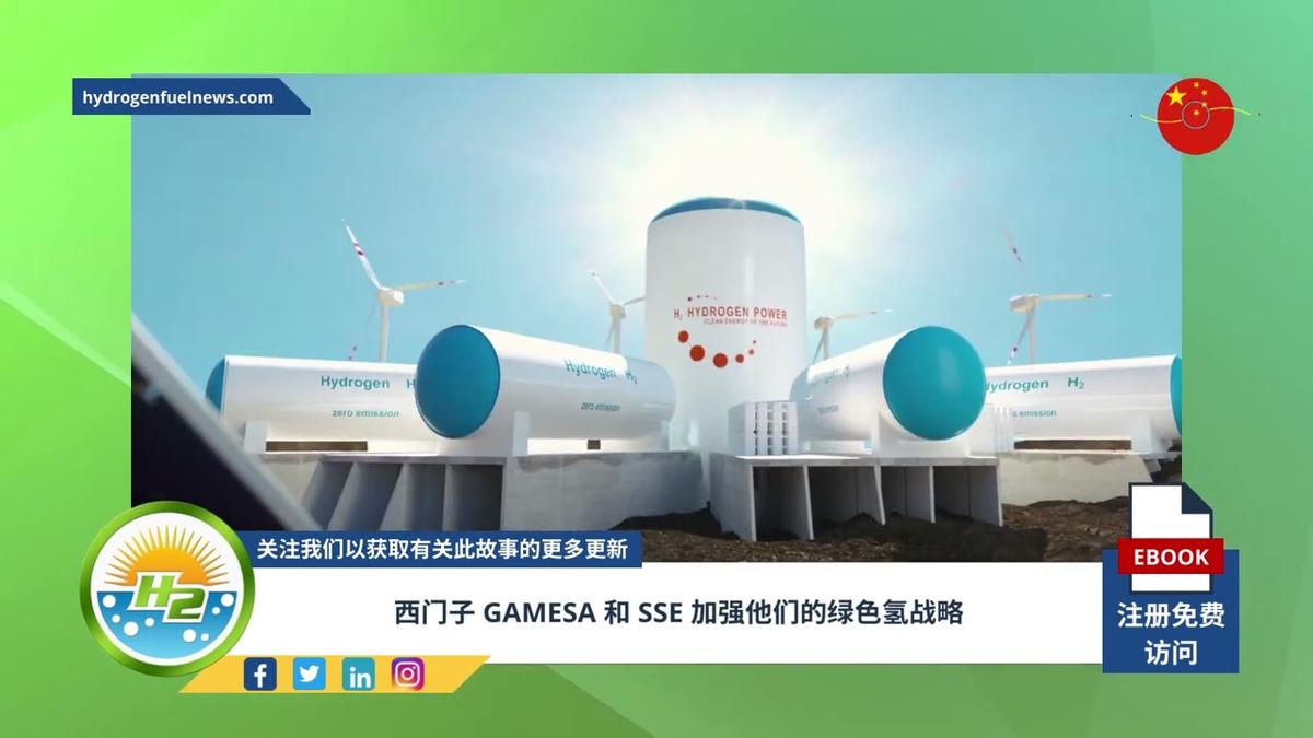 'Video thumbnail for [Chinese] Siemens Gamesa and SSE step up their green hydrogen strategy'