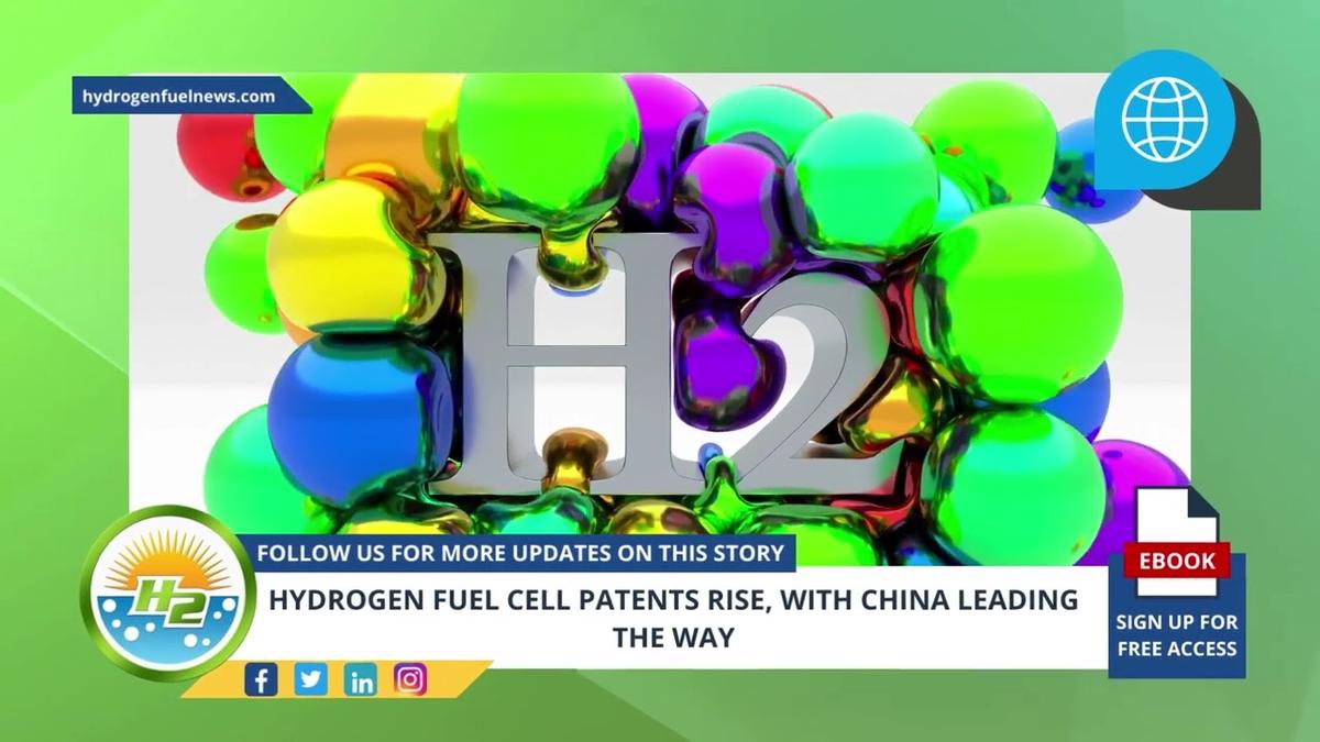 'Video thumbnail for Hydrogen fuel cell patents rise, with China leading the way'