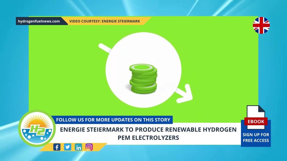 'Video thumbnail for Energie Steiermark to produce renewable hydrogen PEM electrolyzers'