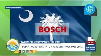 'Video thumbnail for Bosch pours $200M into hydrogen truck fuel cells'