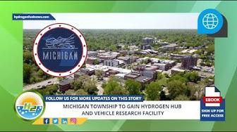 'Video thumbnail for Michigan township to gain hydrogen hub and vehicle research facility'