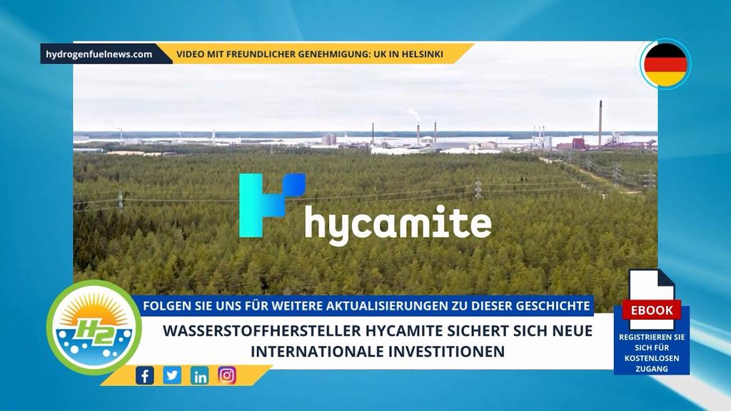 'Video thumbnail for [German] Hycamite hydrogen producer secures new international investment'