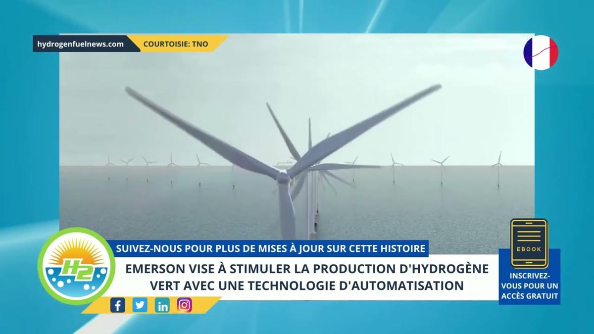 'Video thumbnail for [French] Emerson aims to boost green hydrogen production with automation tech'