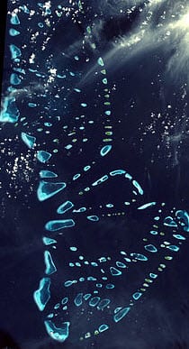 Maldives Satelite Image