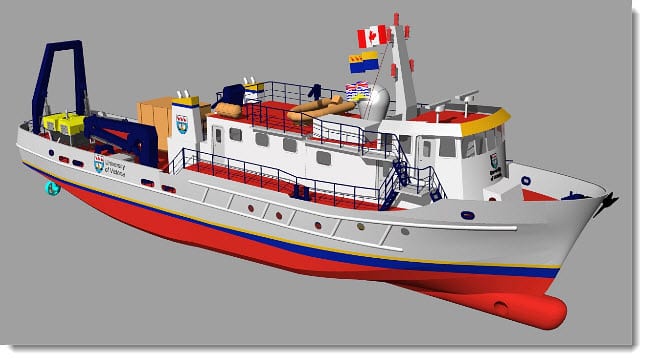 University of Victoria to repurpose old ship as an environmentally friendly research vessel University of Victoria to repurpose old ship as an environmentally friendly research vessel