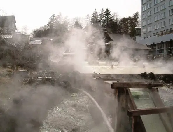 Kusatsu Onsen Japan Georthermal Energy