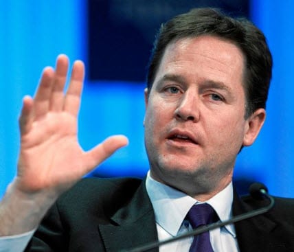 Prime Minister Nick Clegg