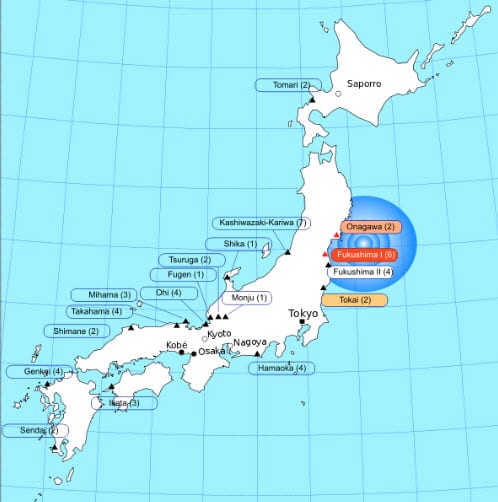 Japan announces abandonment of nuclear power