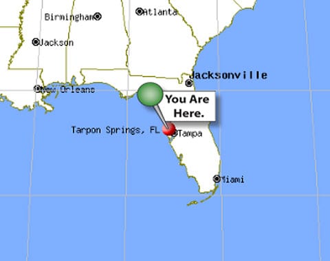 Tarpon Spring Florida - Location for hydrogen production
