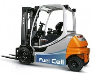 Hydrogen fuel forklifts 