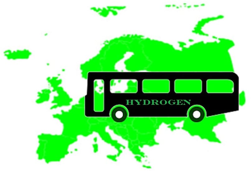 Hydrogen fuel buses becoming common in Europe