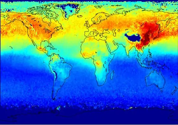 Climate Change - map