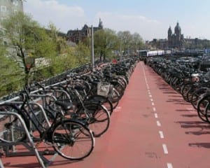 Solar Road - Bikes in Amsterdam